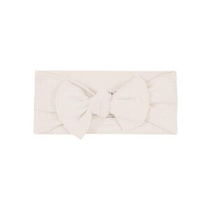 Baby bamboo bow headband 3 6 months soft stretchy newborn infant girl